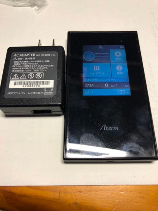 Wi-Fi モバイルルーターNEC Aterm  MR04LN