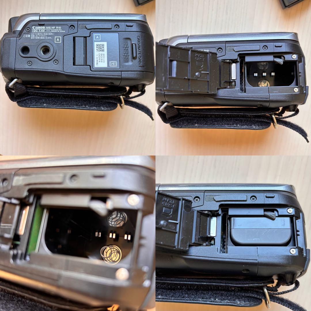 【匿名配送】Canon デジタル ビデオカメラ iVIS HF R10 ズーム