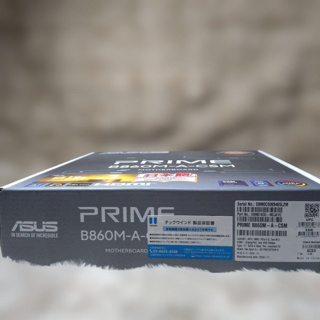 PRIME B860M-A-CSM 新品
