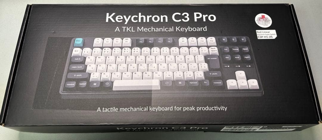 Keychron C3 Pro TKL Keychronリニア赤軸