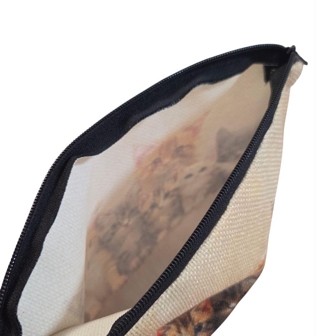 お花見ねこちゃんの風景✨レジンヘアゴム　　ねこレジン　　レジンヘアゴム