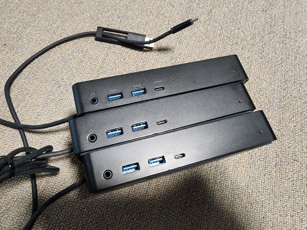 中古動作品DELL ドッキングステーション ジャンクx3台