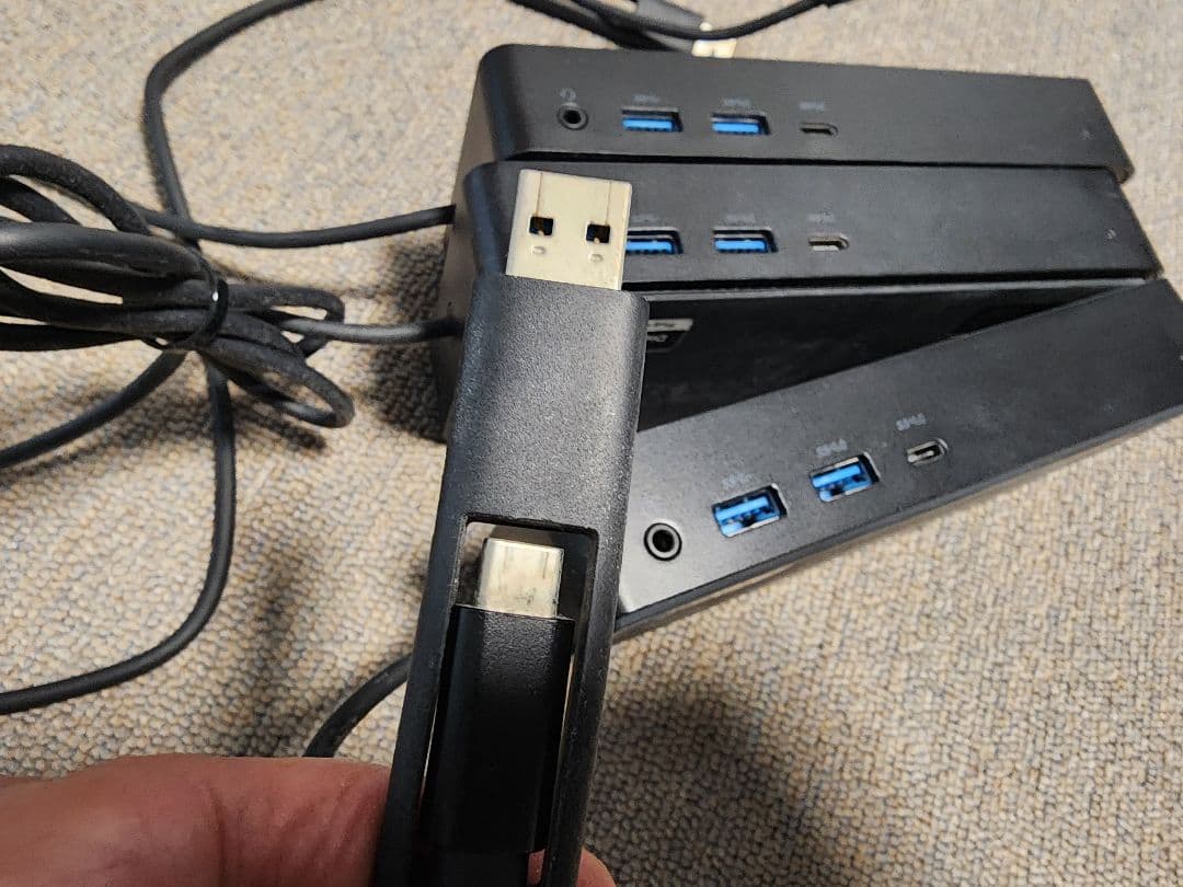 中古動作品DELL ドッキングステーション ジャンクx3台