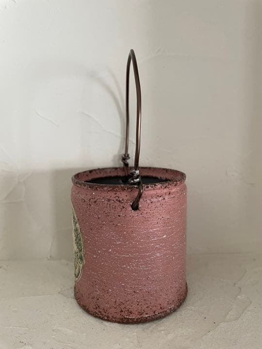 リメ缶　リメ鉢　多肉植物　観葉植物　リメイク缶No32