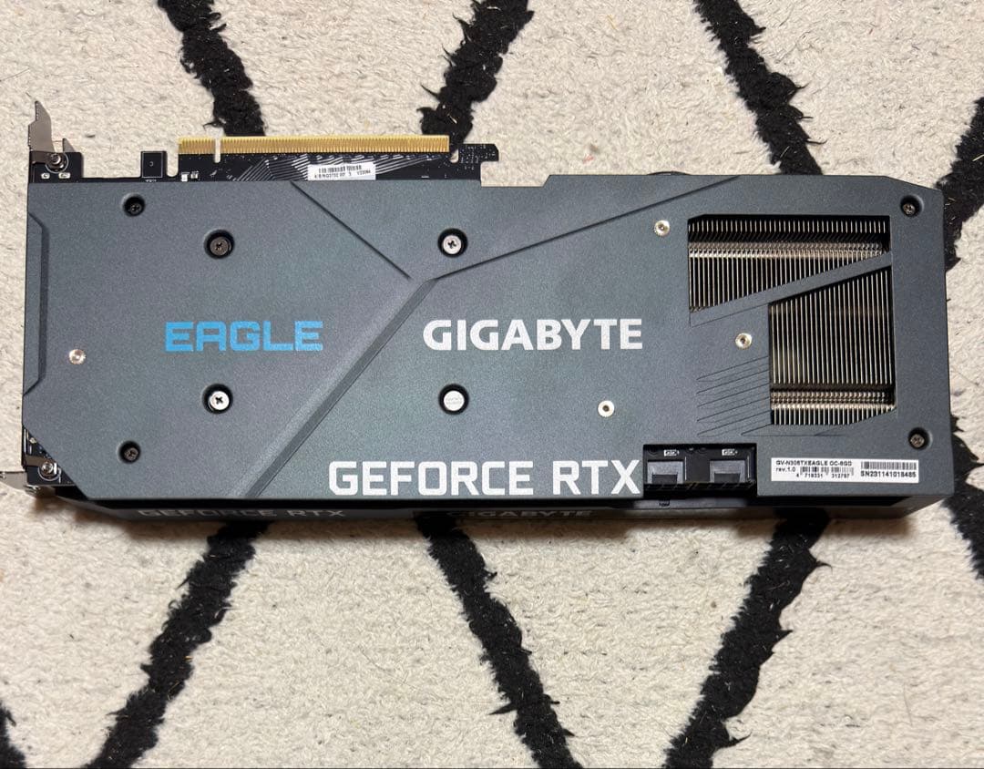 グラフィックボード・グラボ・ビデオカード GIGABYTE GeForce RTX 3060 Ti EAGLE OC 8G