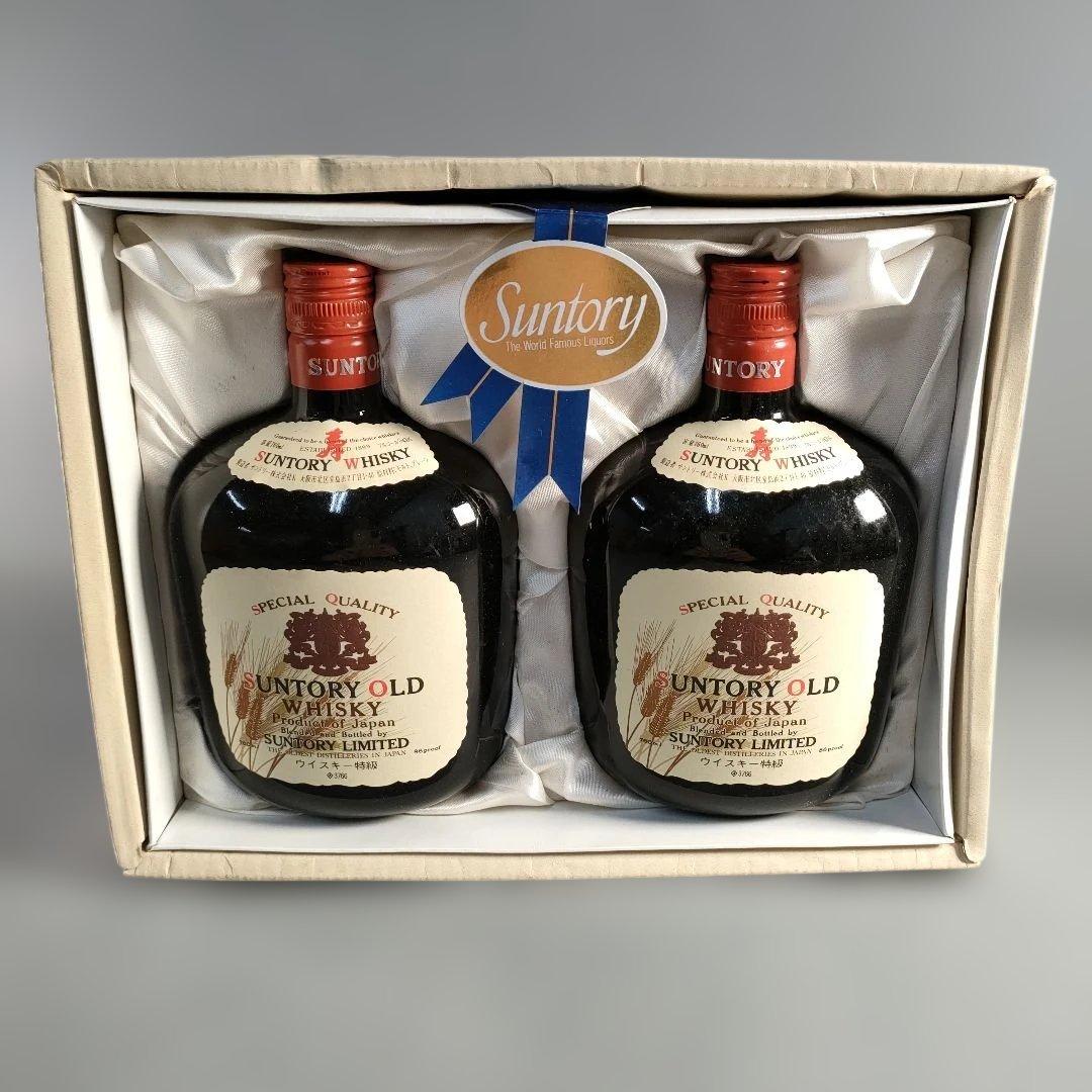 A1412-2/サントリー オールド ウイスキー特級/麦穂ラベル/760ml/