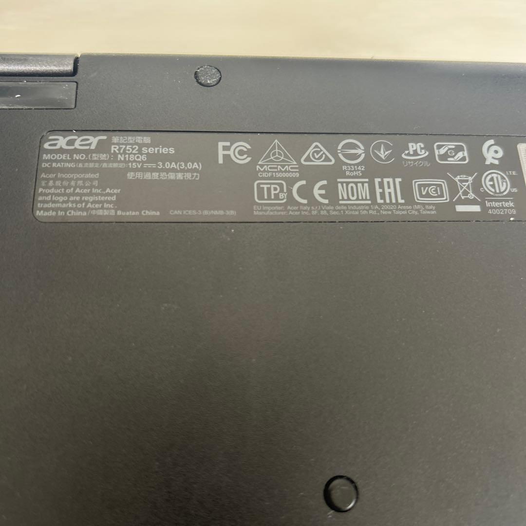Acer R752シリーズ Chromebook 本体 中古