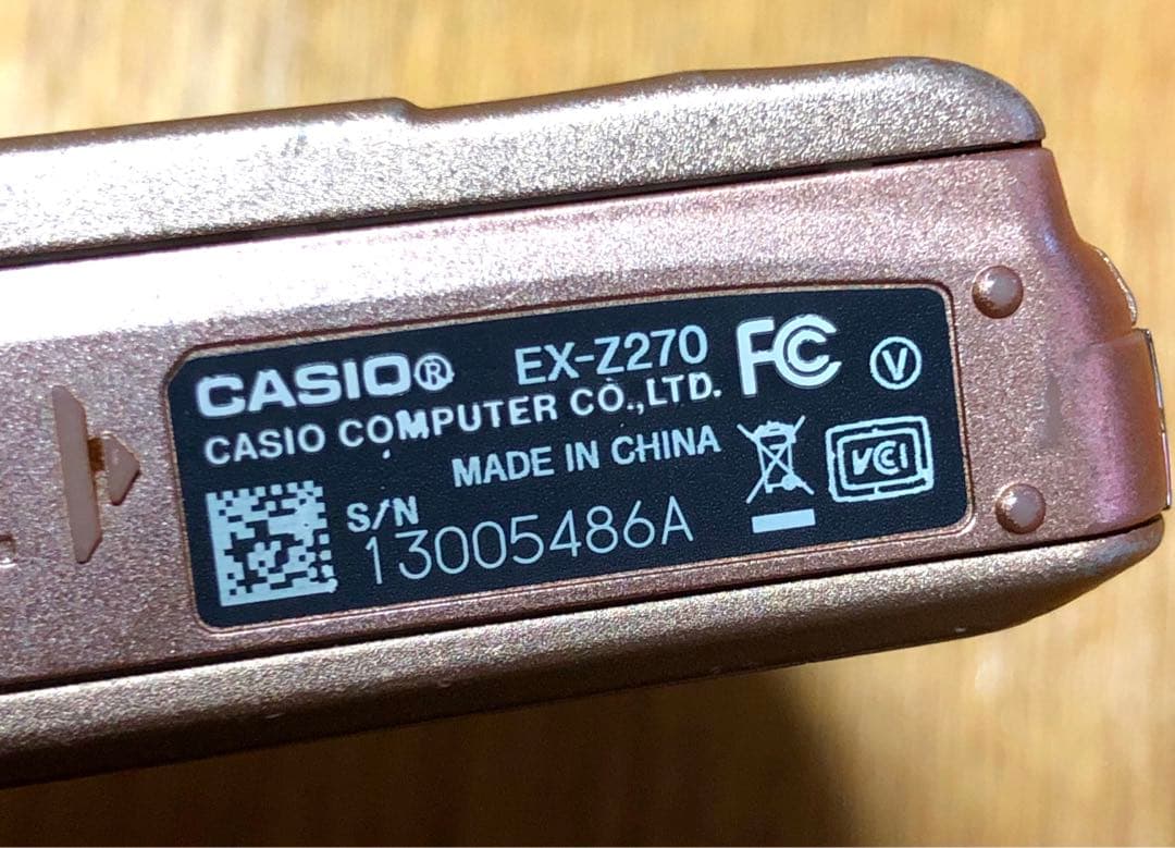 デジタルカメラ CASIO EXILIM EX-Z270 ピンク