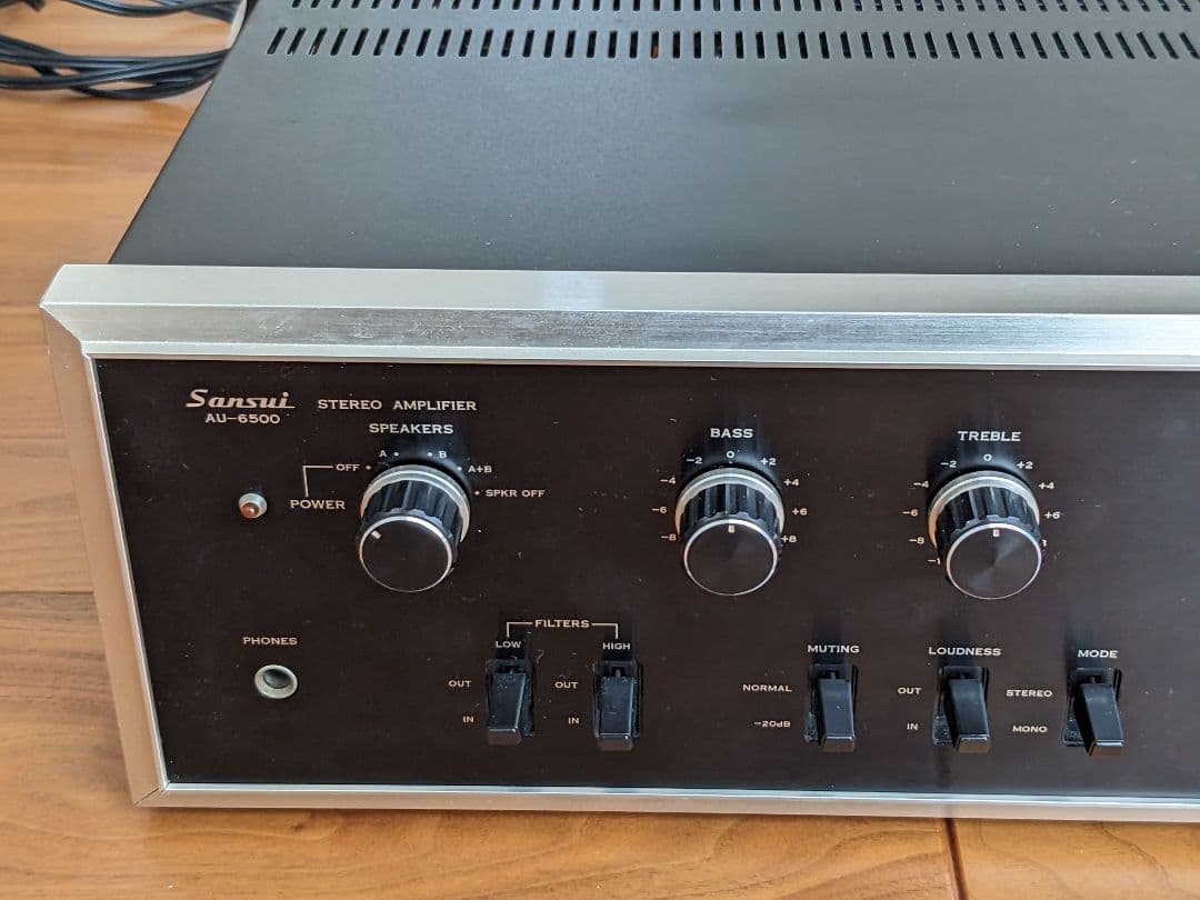 サンスイAU-6500 整備済ですが訳有