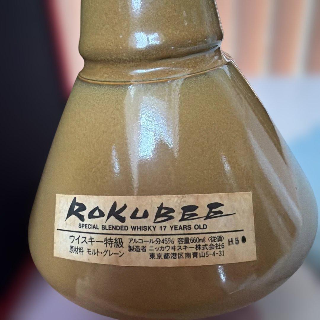 【希少古酒】ニッカウヰスキー　六兵衛ボトル ROKUBEE 未開栓