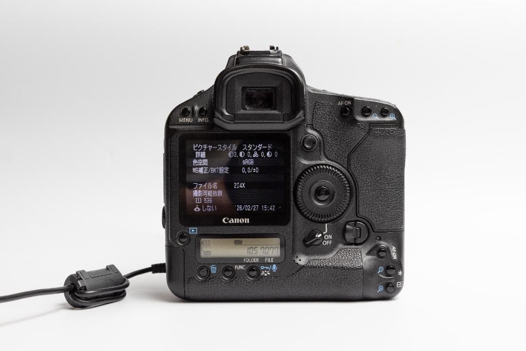 Canon EOS-1D Mark III 、DCカプラー DR-E4、充電器