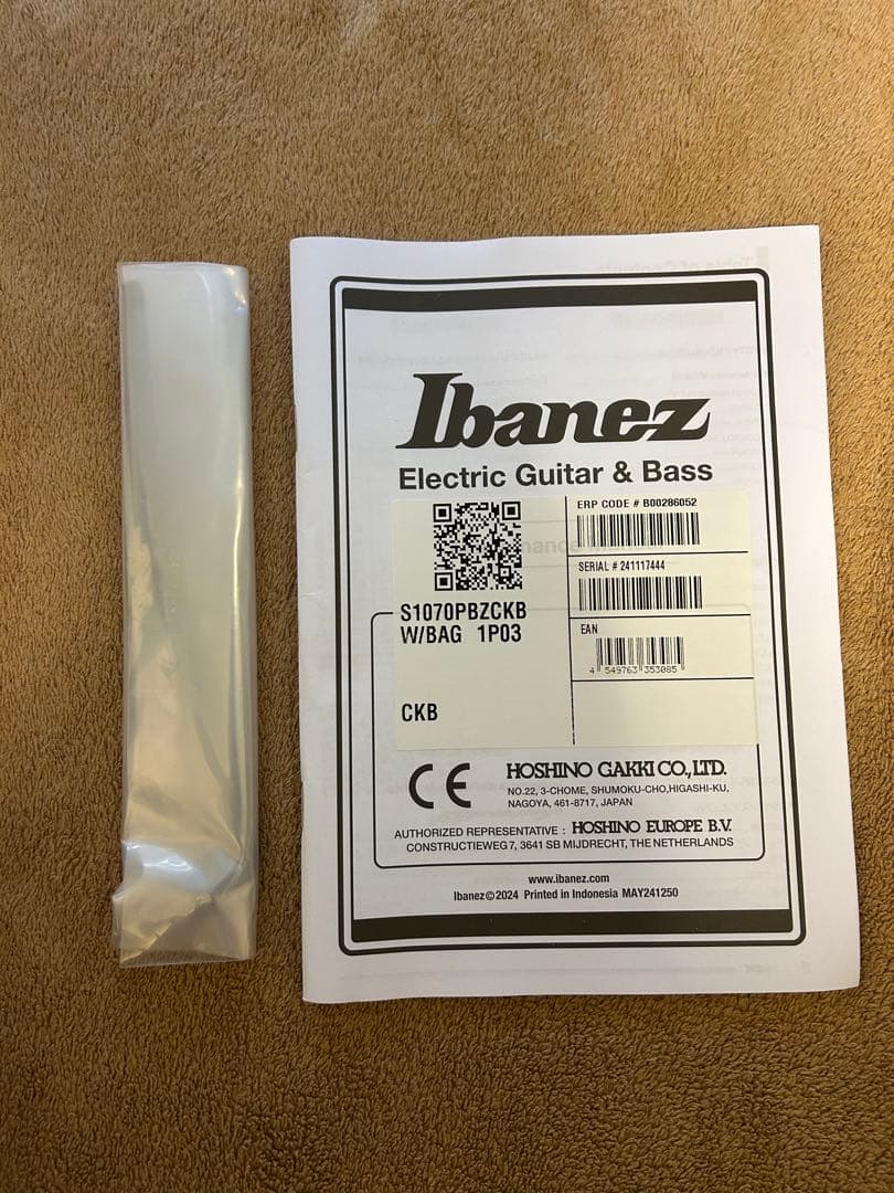アイバニーズ　エレキギター　Premium S1070PBZ-CKB