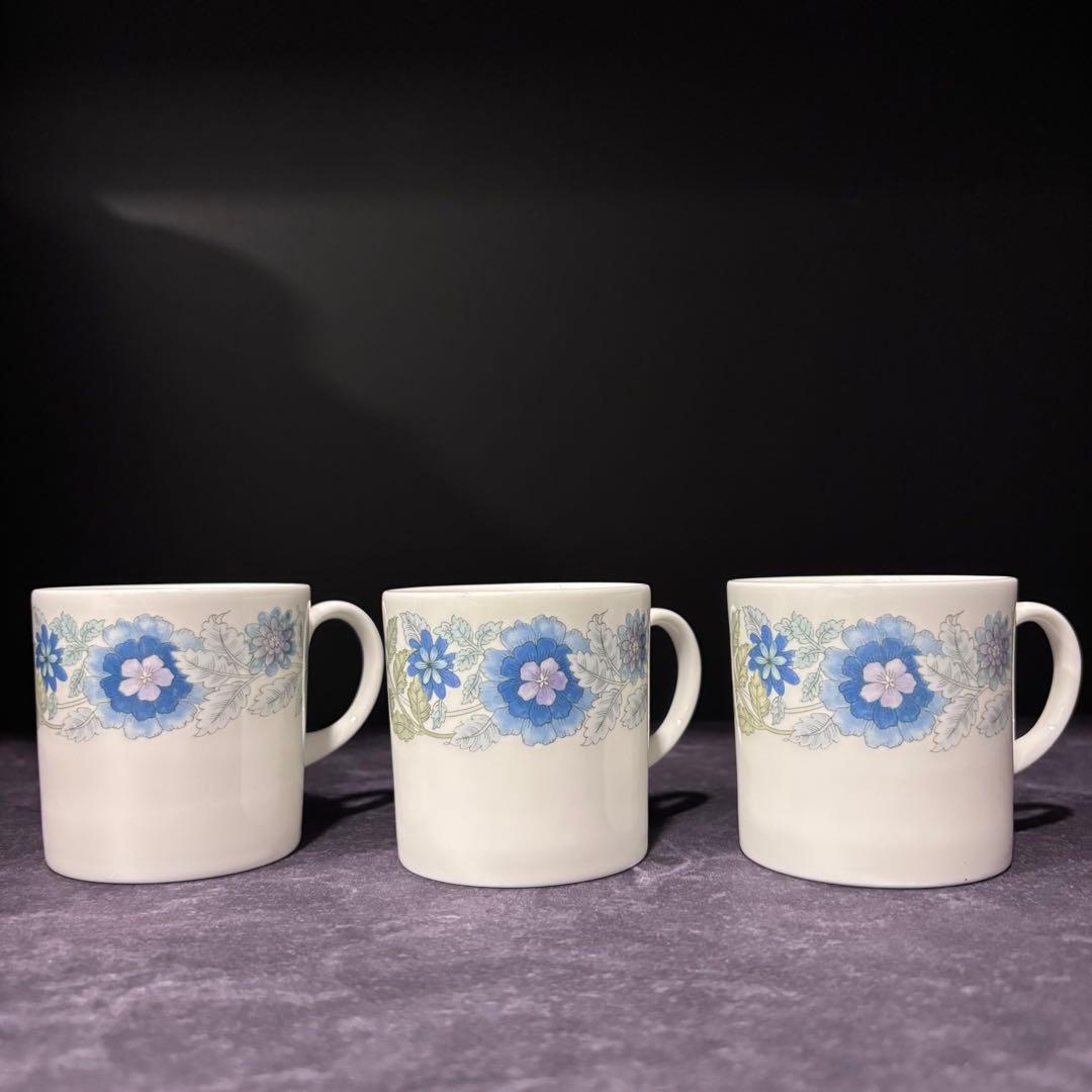 クレメンタイン カップ＆ソーサー 3客 ウェッジウッド黒壺 美品