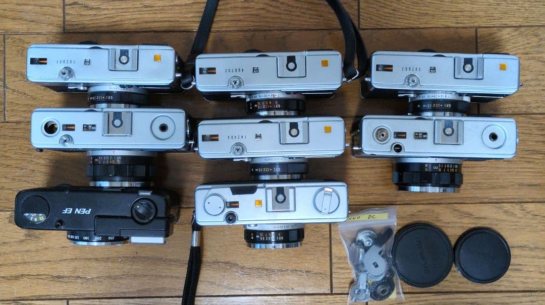 お*ち様 Olympus 35 EC DC ED EF パーツ取りジャンクセット