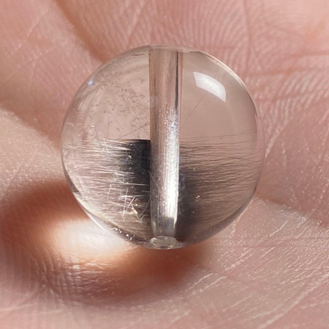 高品質　大粒プラチナルチルクォーツG961