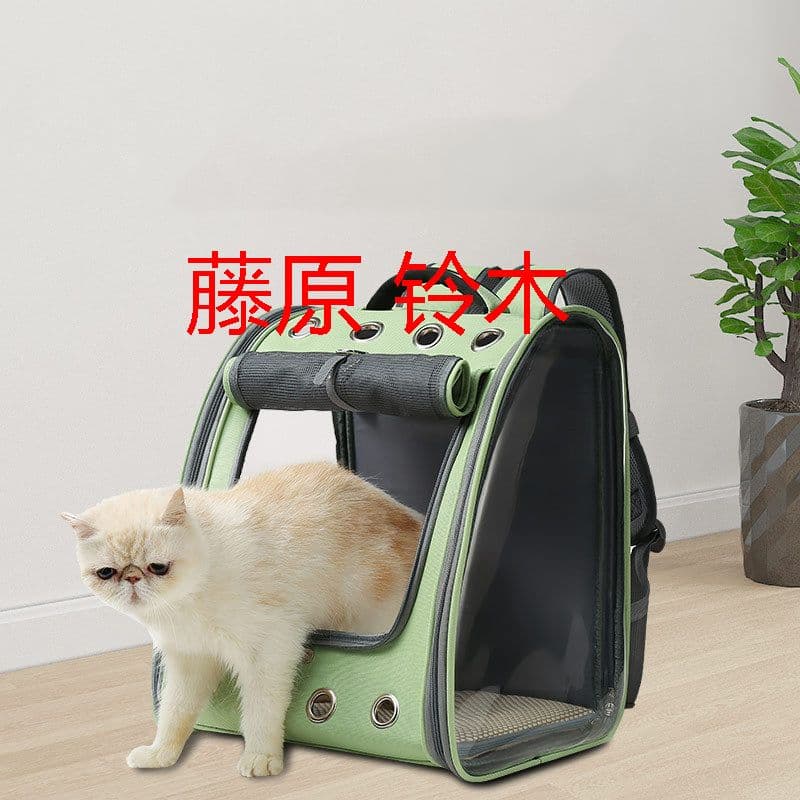 ペットキャリーバッグ　猫 キャリーリュック　犬 リュック　折り畳み式　猫用 H