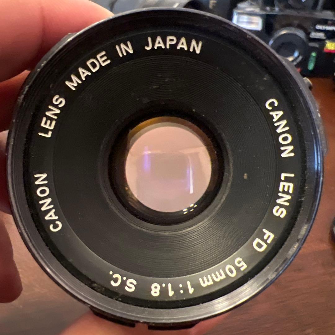 フィルムカメラ Canon OLYMPUS FTb FD 50mm 1:1.8 S.C.