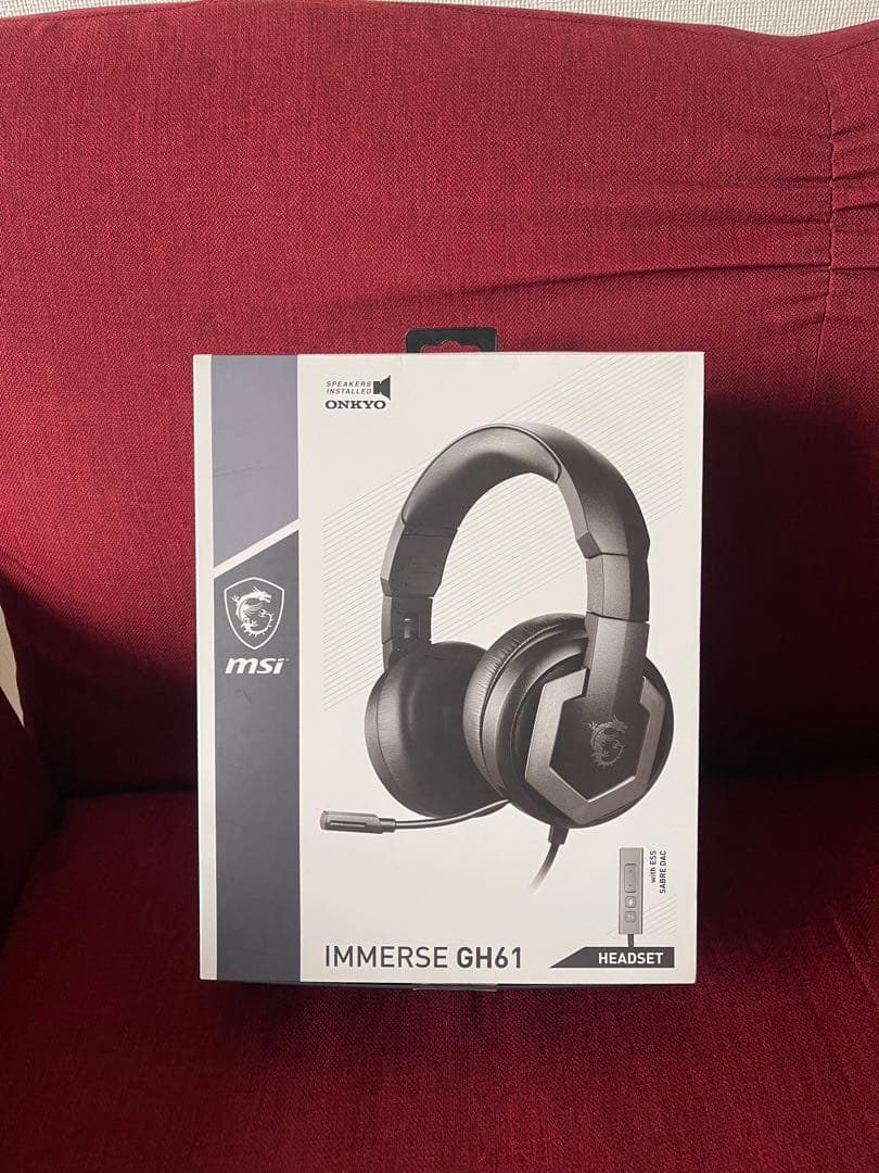 MSI IMMERS GH61 ゲーミングヘッドセット