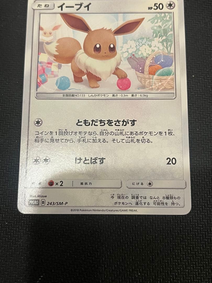 【折れ濡れ対策OK】イーブイ：ポケモンカードゲーム教室 プロモ 243/SM-P