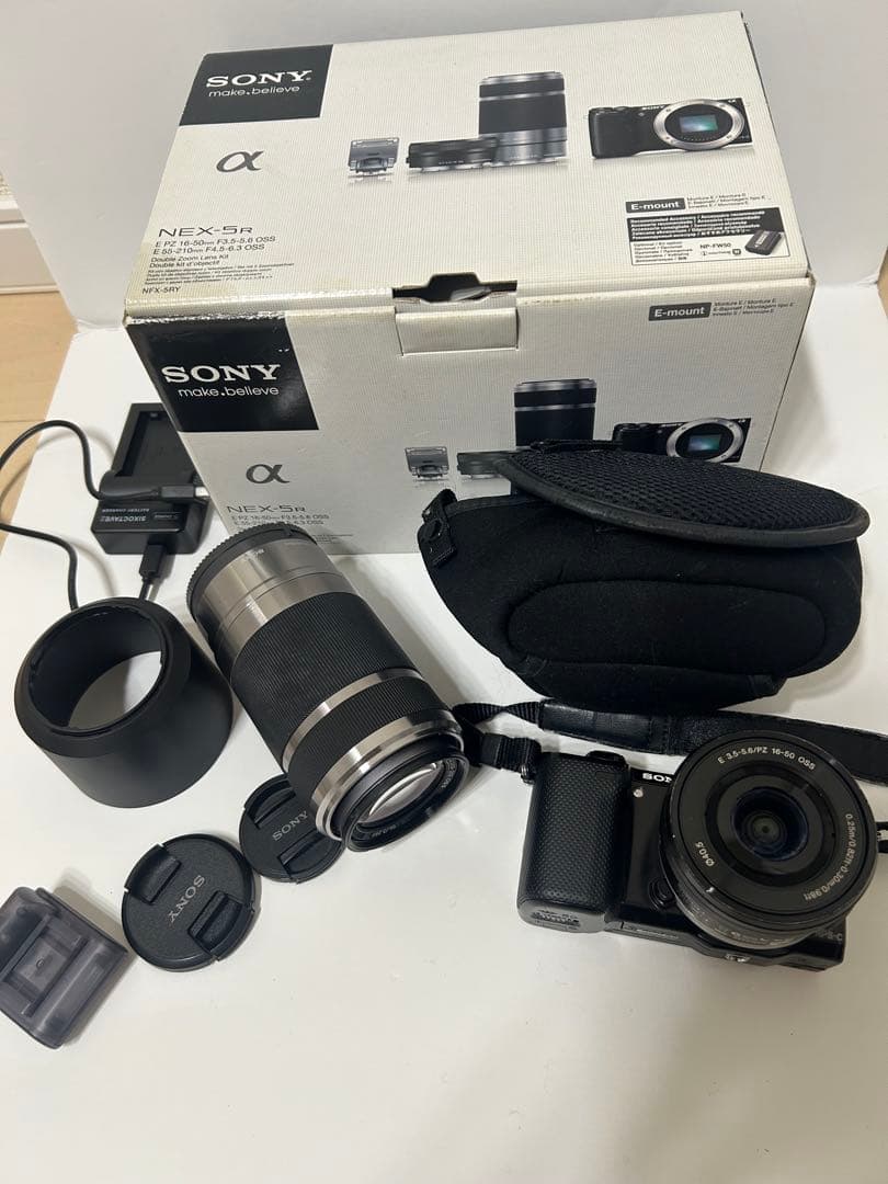 SONY NEX-5Rミラーレスカメラ レンズ2本セット