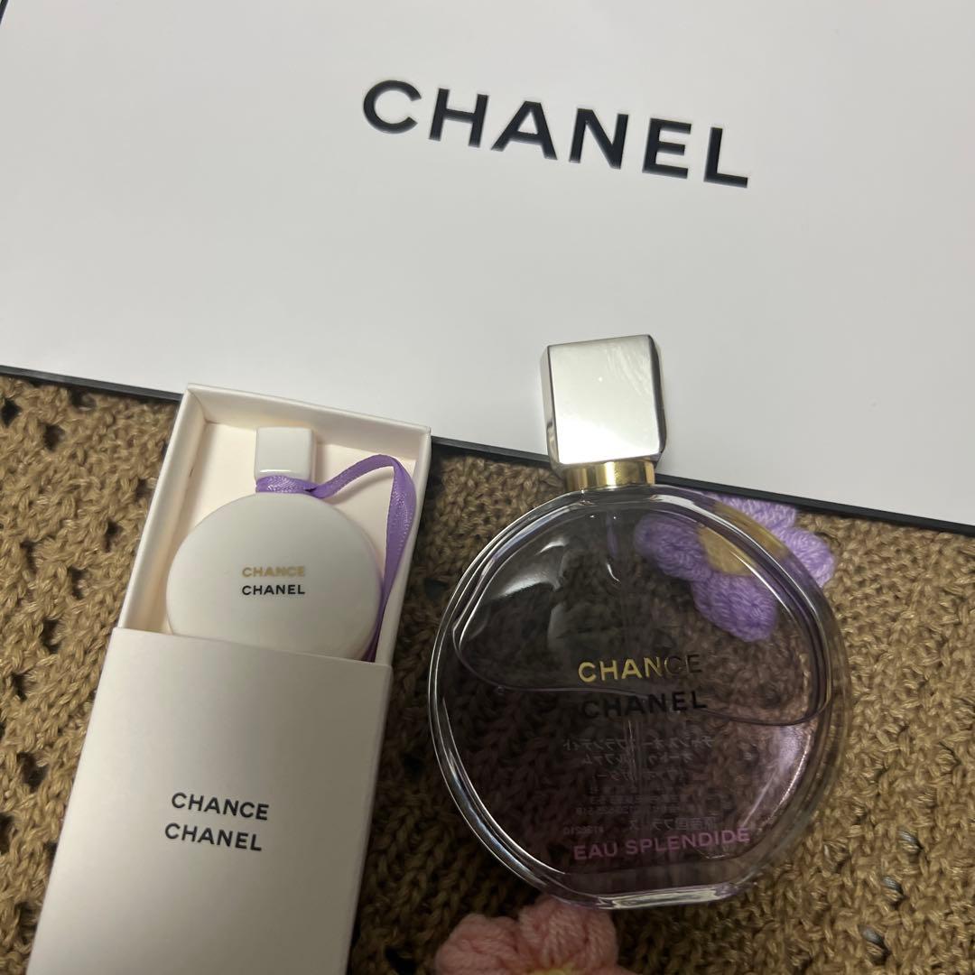 CHANEL チャンスオースプランディドオードパルファム50ミリお得セット。