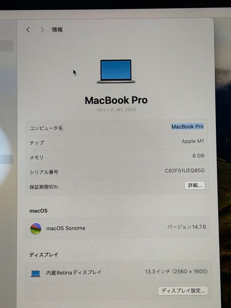 MacBook本体 Apple MacBook Pro