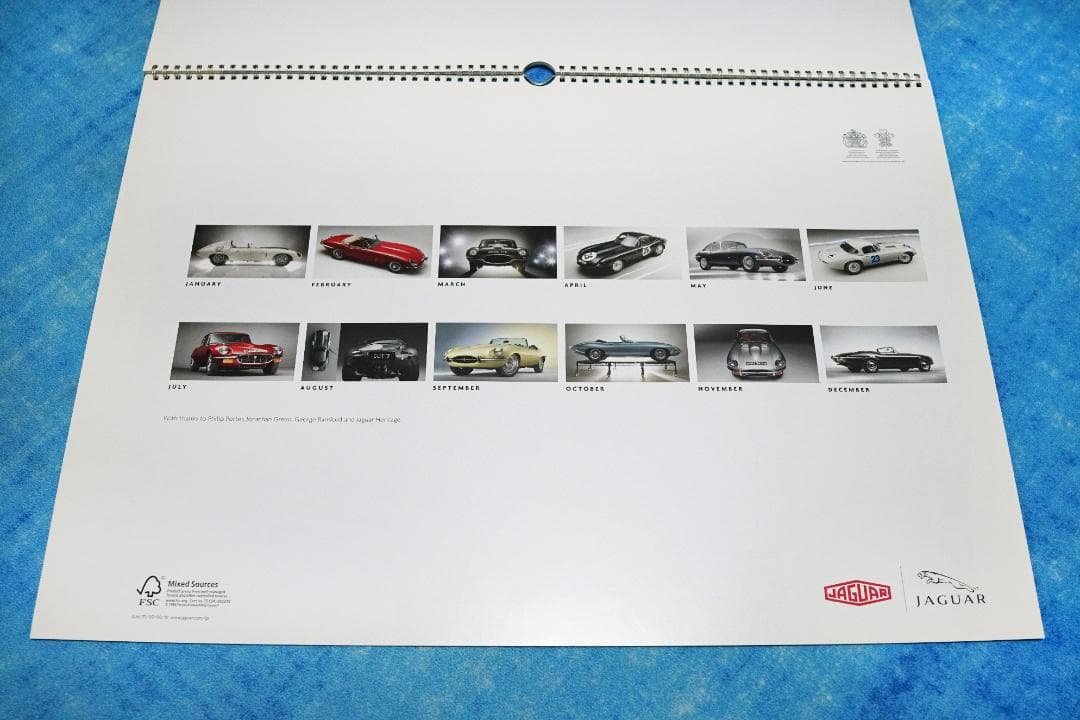 2011 ジャガー E-TYPE 50周年記念カレンダー