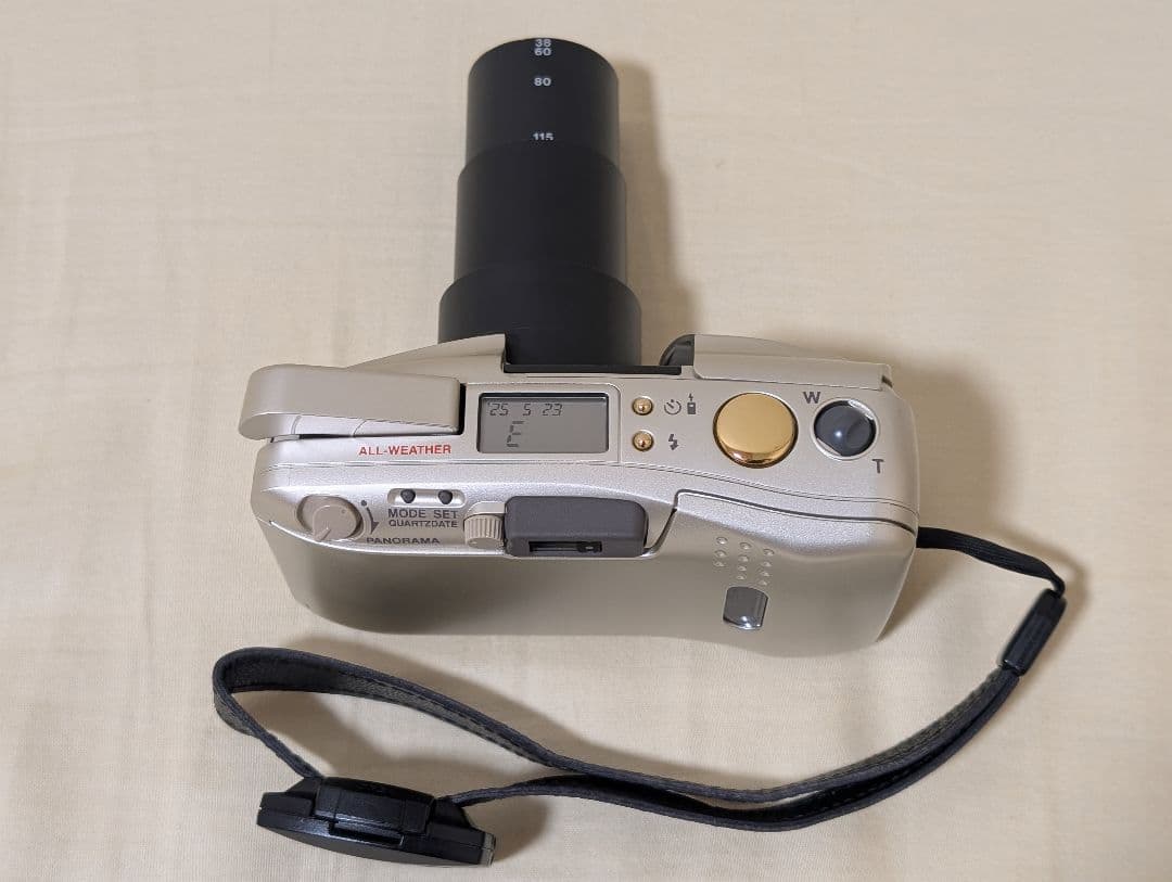 【訳アリ品】オリンパス μ zoom 115 Deluxe 外観美品　リモコン付