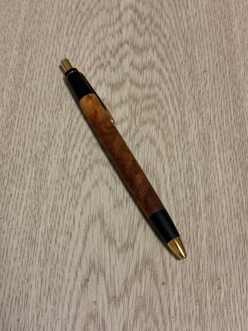 ボナンペン 花梨紅白 ボールペン