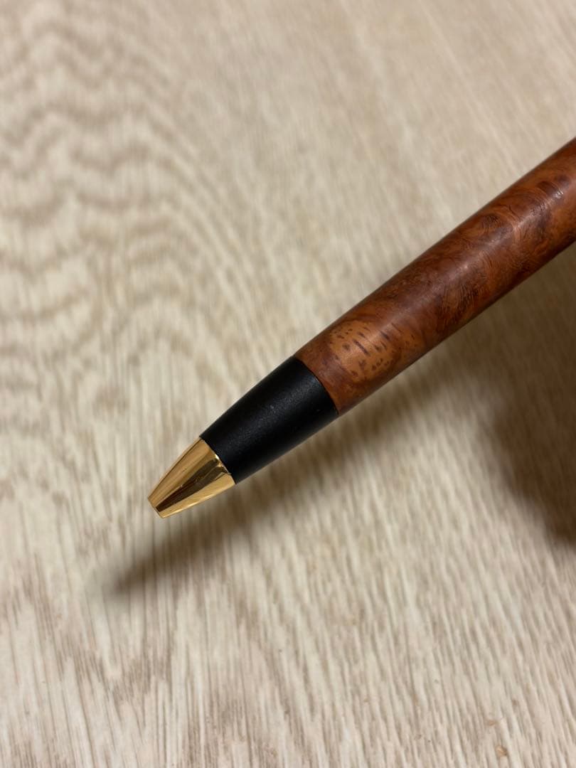 ボナンペン 花梨紅白 ボールペン