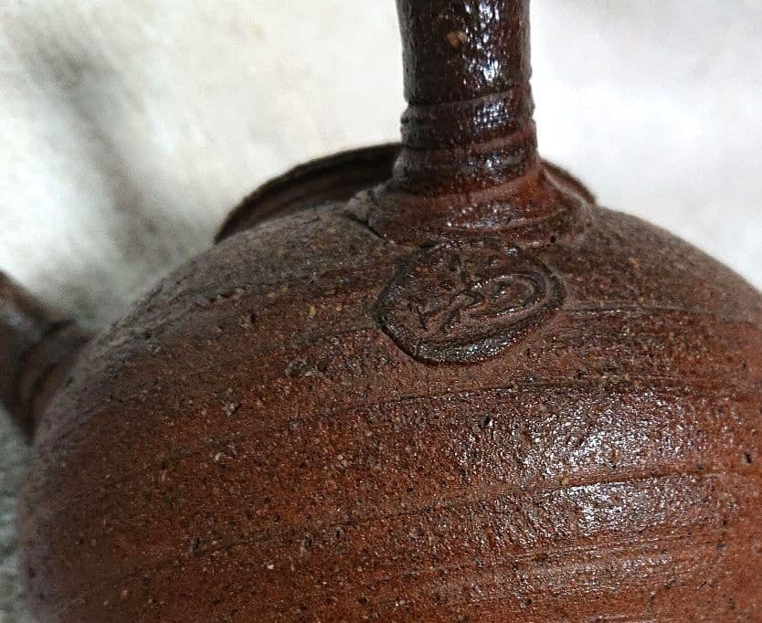 常滑真焼横手急須A489