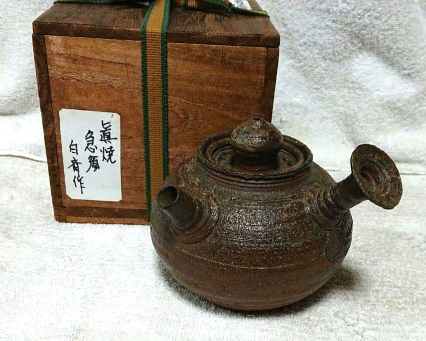 常滑真焼横手急須A489