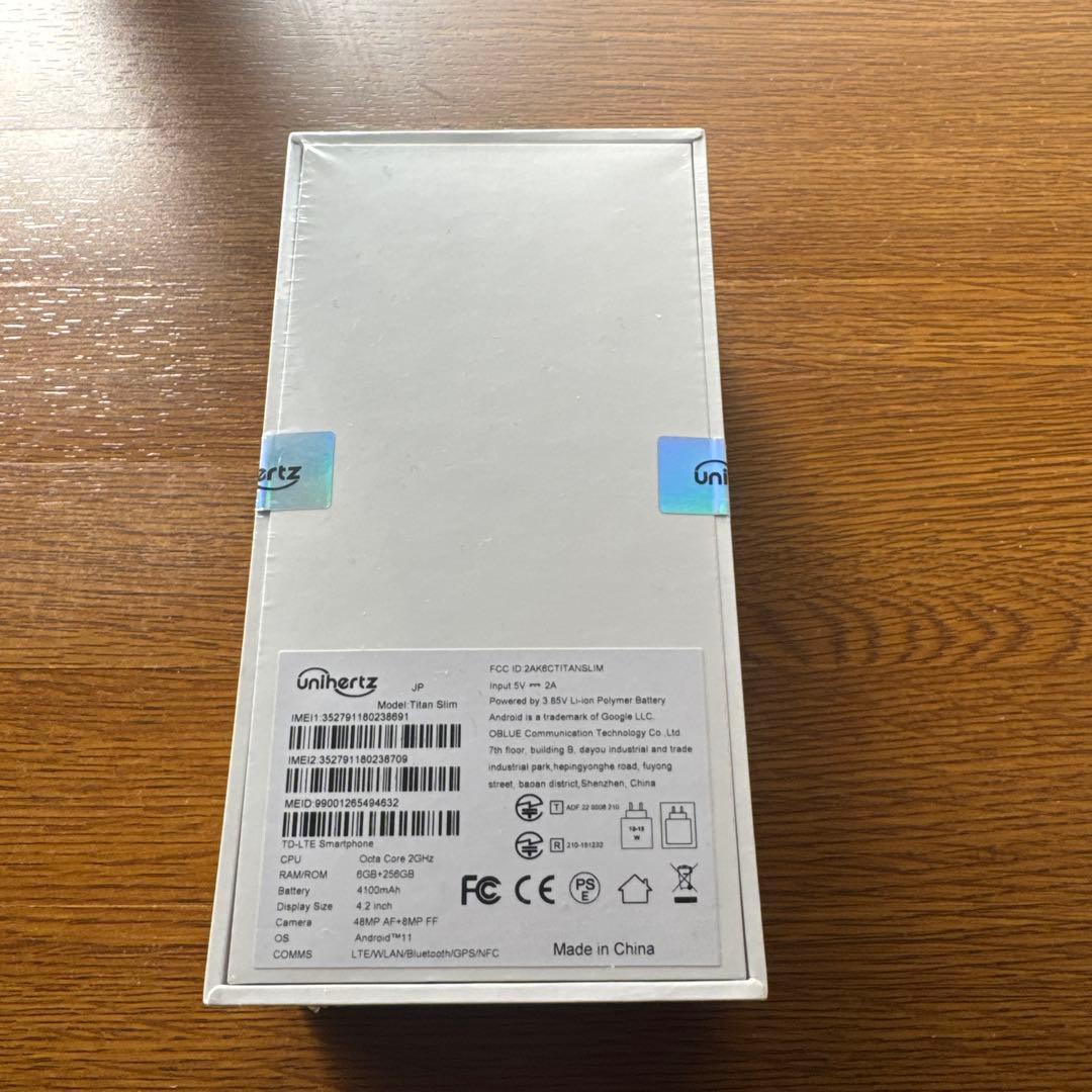 Unihertz Titan Slim スマートフォン 本体ブラック