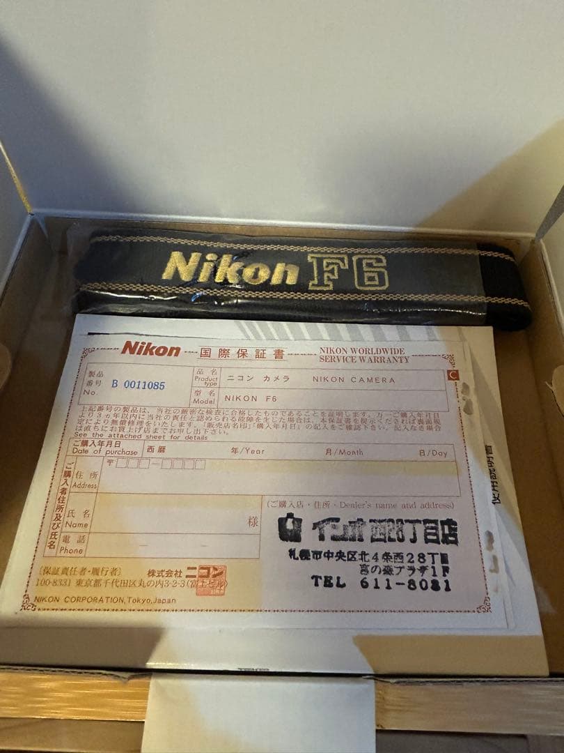 Nikon F6 ニコンF6 フィルムカメラ【美品】