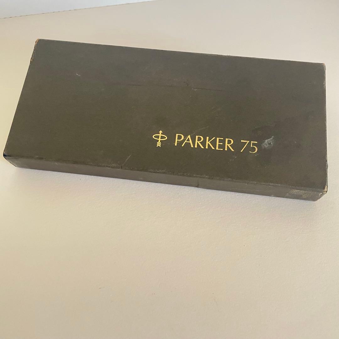 Parker 75 万年筆 シルバー メッシュ 14Kペン先 スターリング