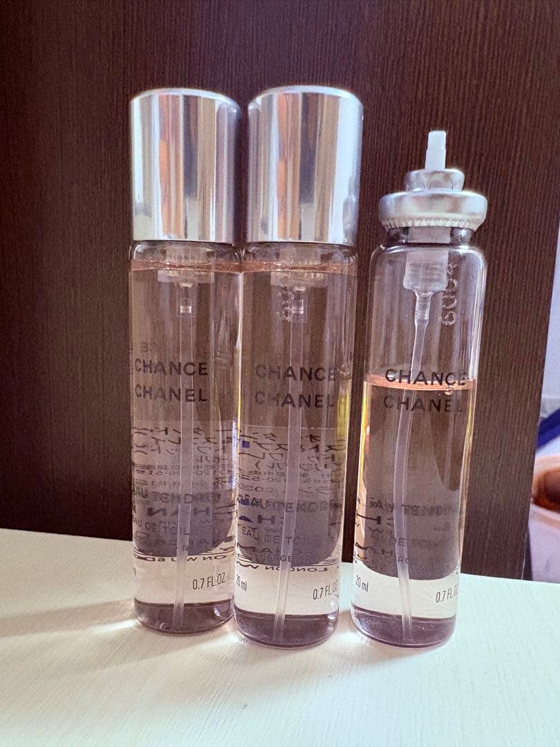 CHANEL チャンス　オー　タンドゥル　ツィスト&スプレイ　本体　詰め替え２本