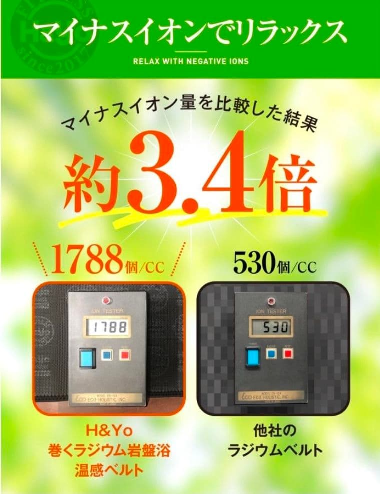 12/7(日）22時迄期間限定セール 新品　ラジウム岩盤浴ベルト