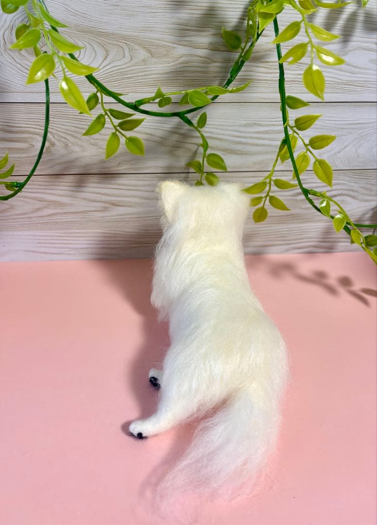 羊毛犬　羊毛フェルト　にこにこリラックスチワワ