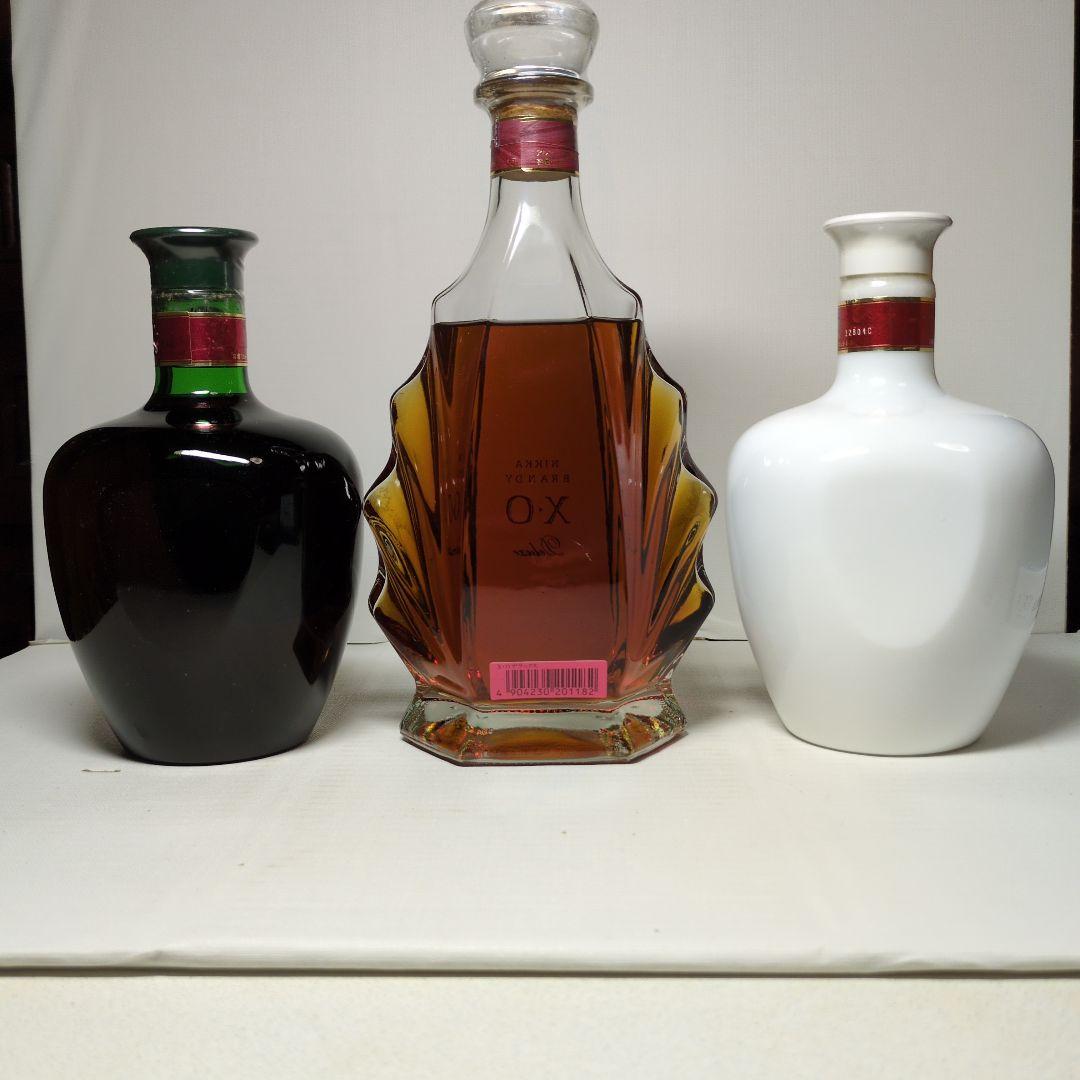 NIKKA BRANDY XO ニッカアップルワインデラックス 3本セット 古酒