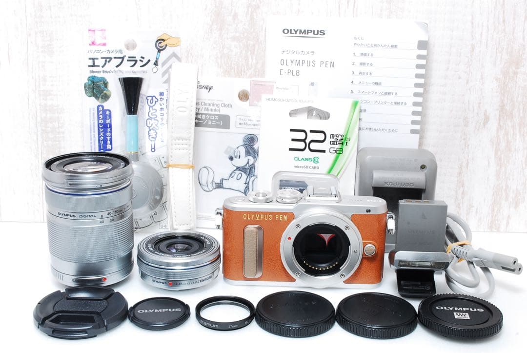 ✨美品✨ ショット数少✨OLYMPUS E-PL8 ダブルズームキット