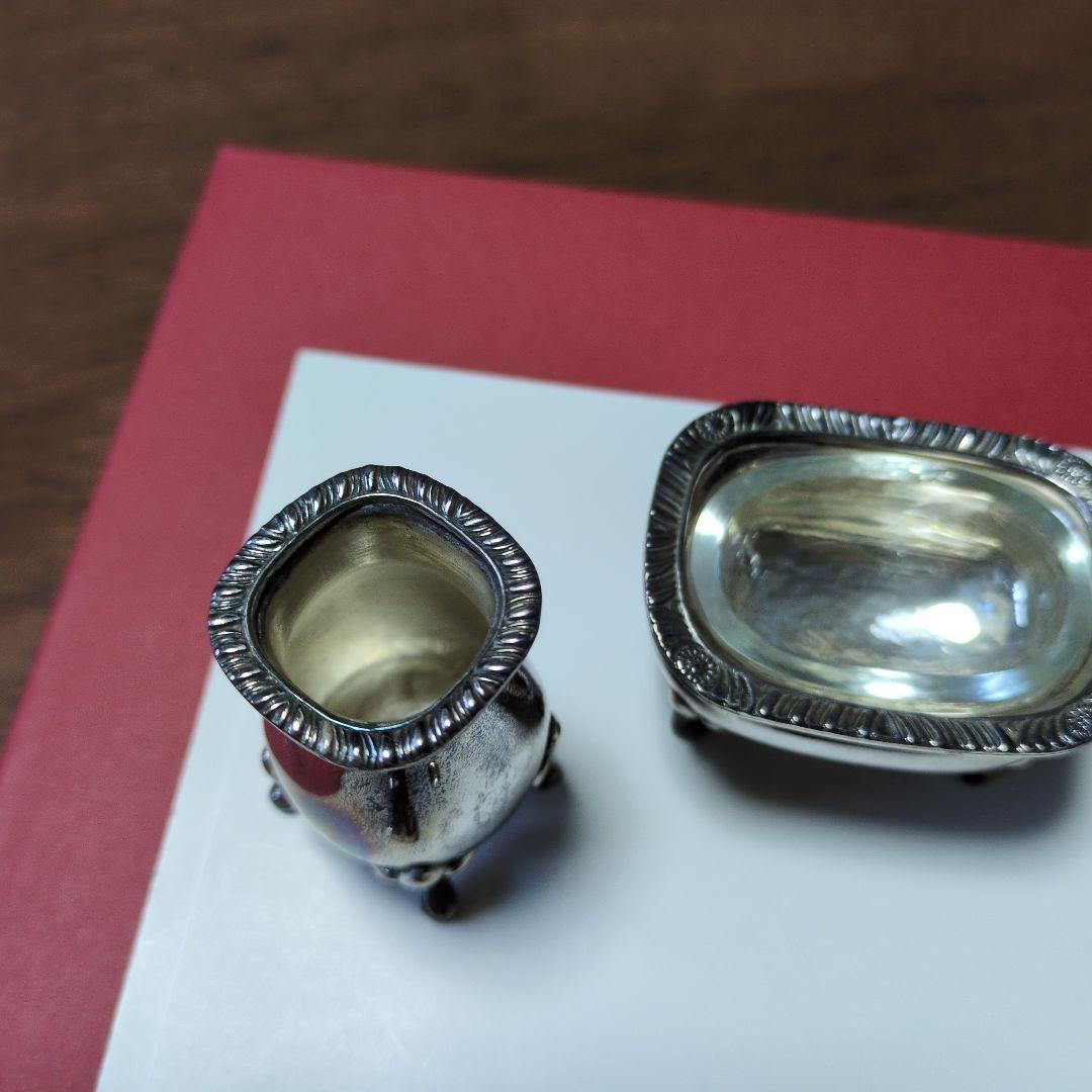 シルバー✦銀製品✦調味料入れ✦アンティーク