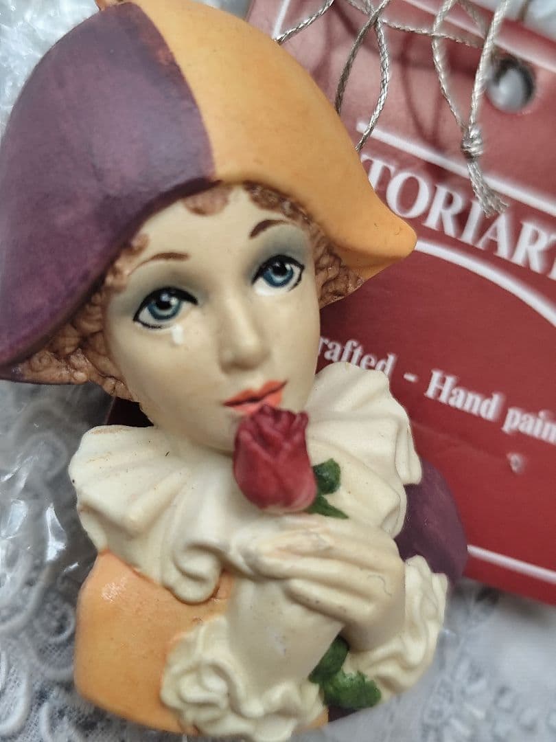 クリスマスオーナメント　帯締め　ブローチ　アンリ　イタリア　藤田ミラノ