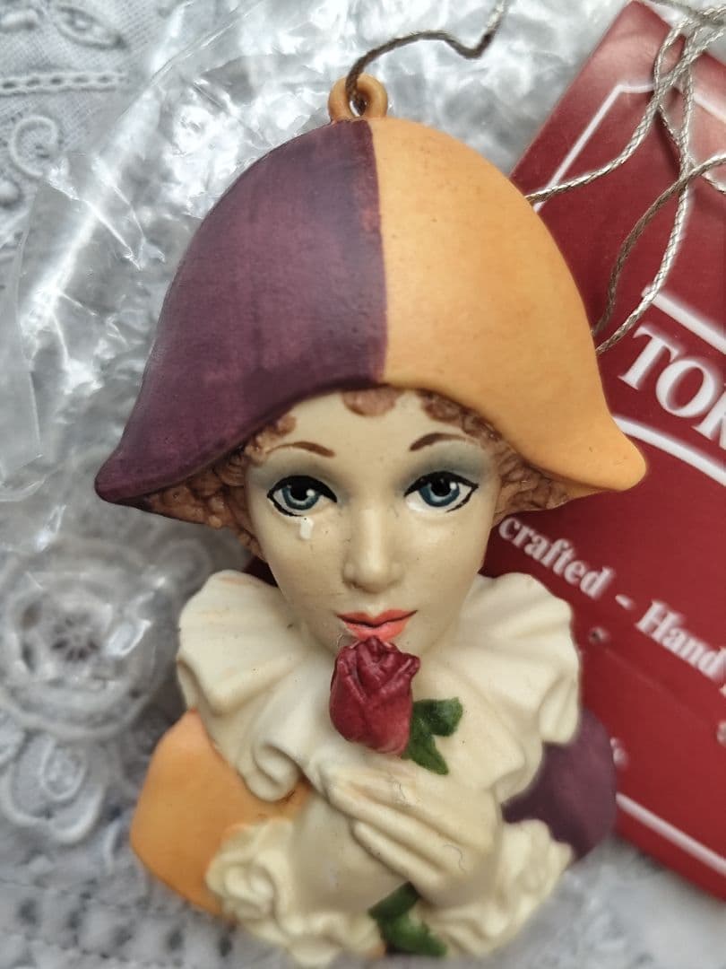 クリスマスオーナメント　帯締め　ブローチ　アンリ　イタリア　藤田ミラノ
