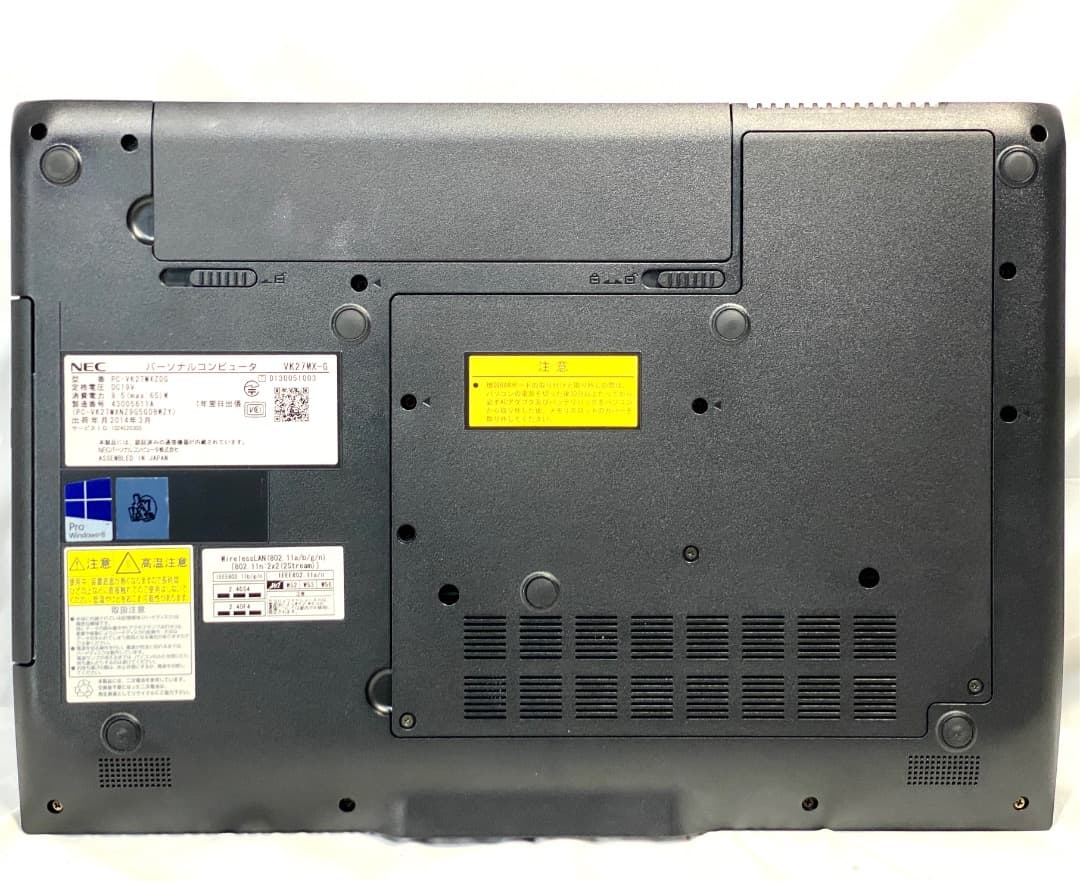 よ*ん様 美品！初期化済み/動作確認済み NEC VersaPro ノートパソコ
