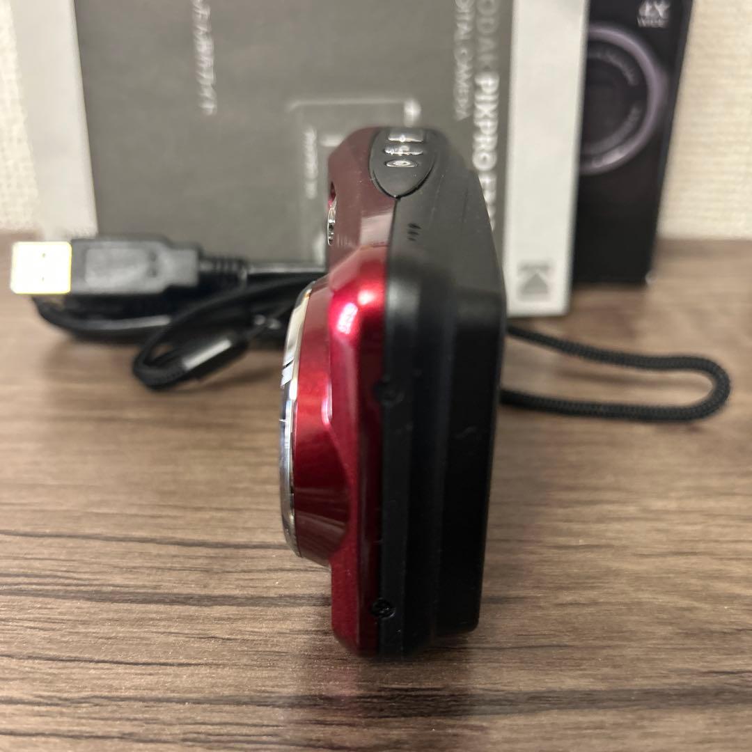 【美品】Kodak PIXPRO FZ43 コンパクトデジタルカメラ　レッド