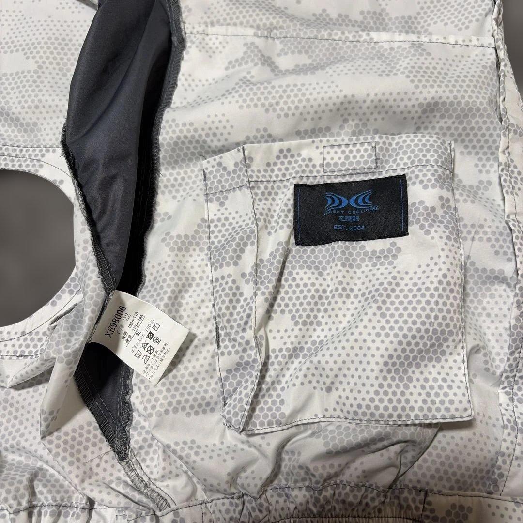美品　XEBEC 空調服セット SP01BX フィルター　替えファン付き　3L
