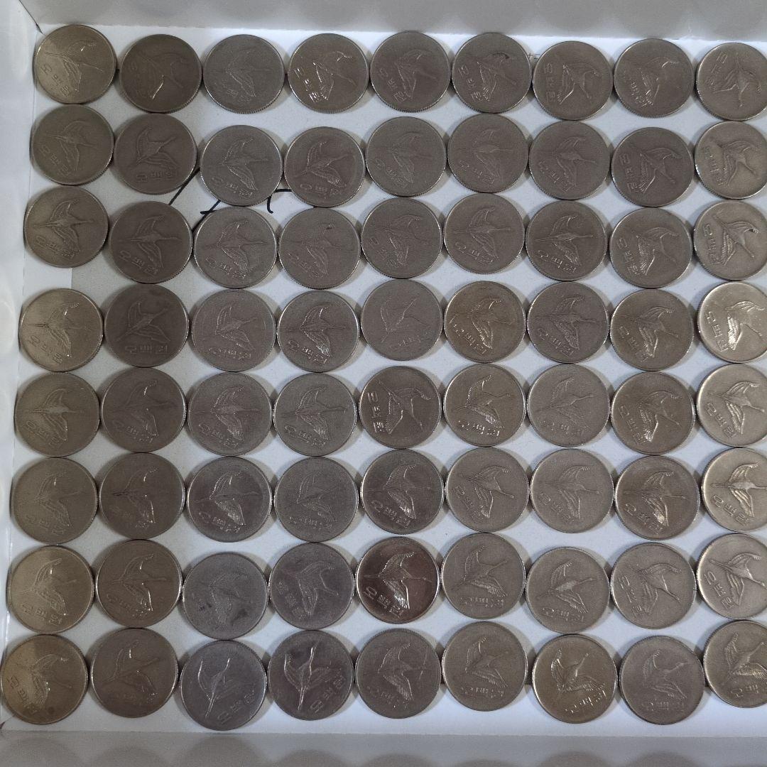 韓国　コレクション　500ウォン硬貨　まとめ