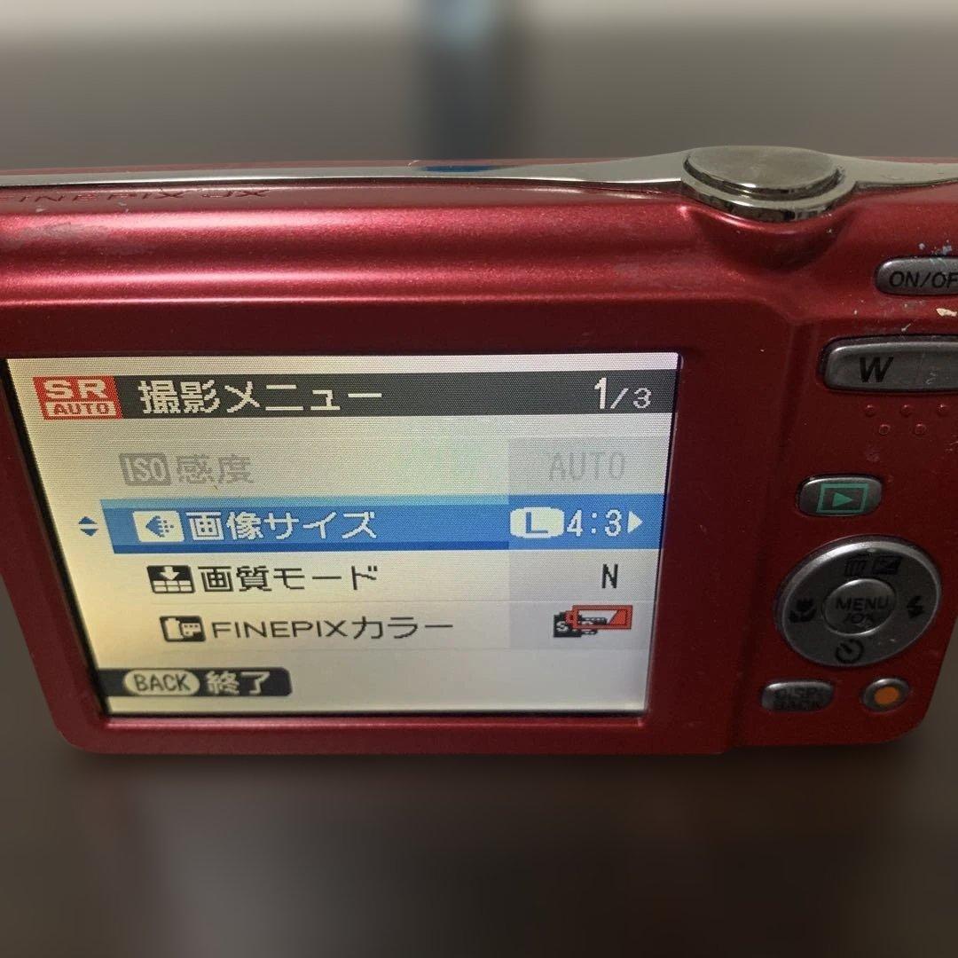 FUJIFILM FinePix JX600 レッド 動作品