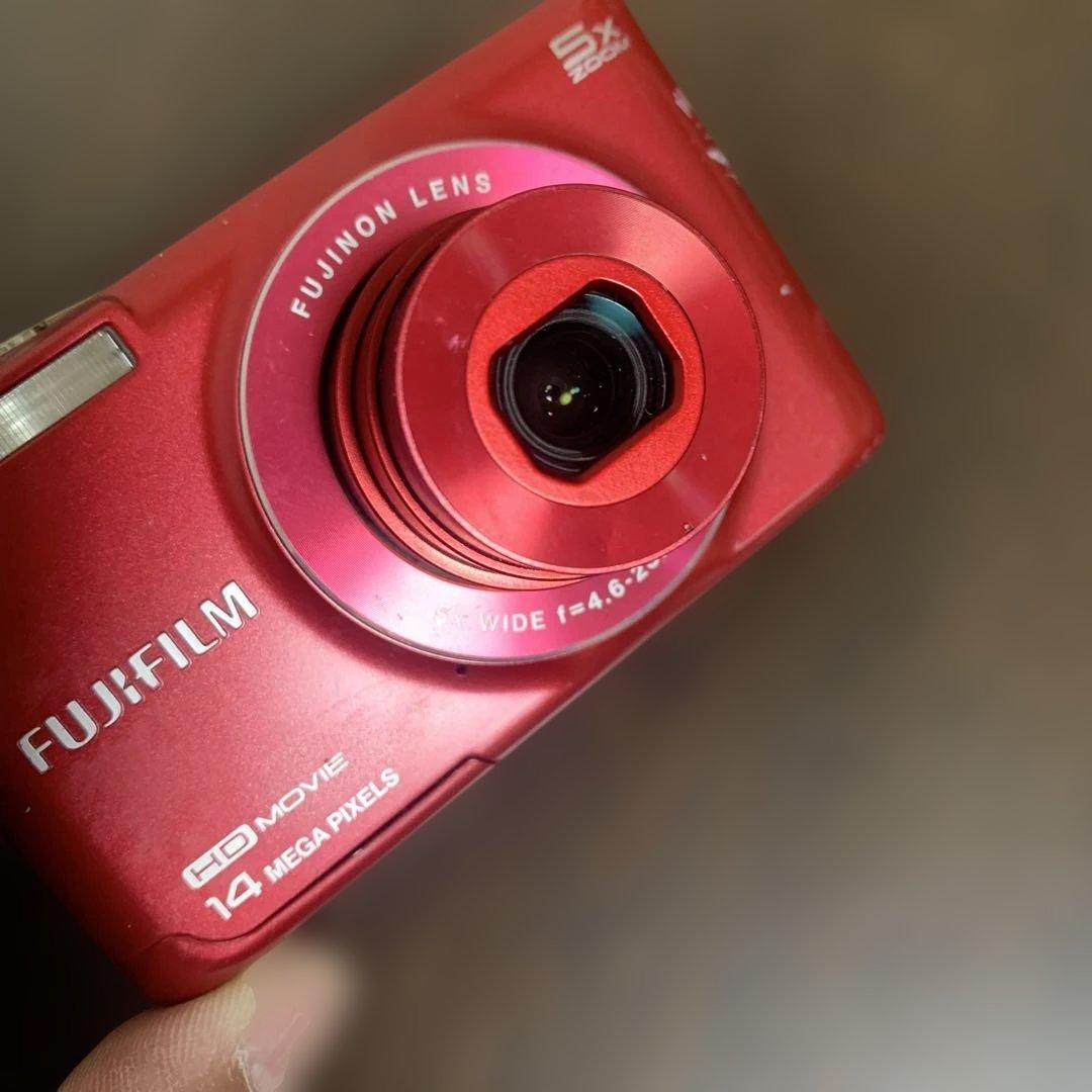 FUJIFILM FinePix JX600 レッド 動作品