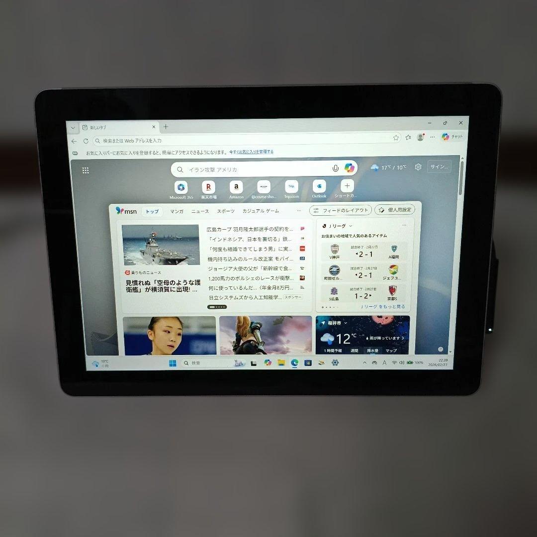 Microsoft Surface Go 1824 8G 128G 2021付き